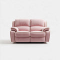 Sofa, 2-osobowa w prawo sofa w proszku różowy poliuretan 170 x 95 x 100 cm